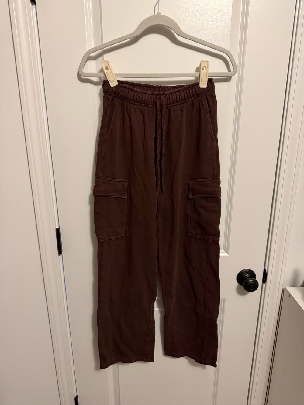 PINK Victoria's Secret Brown Cargo Pants with Drawstring